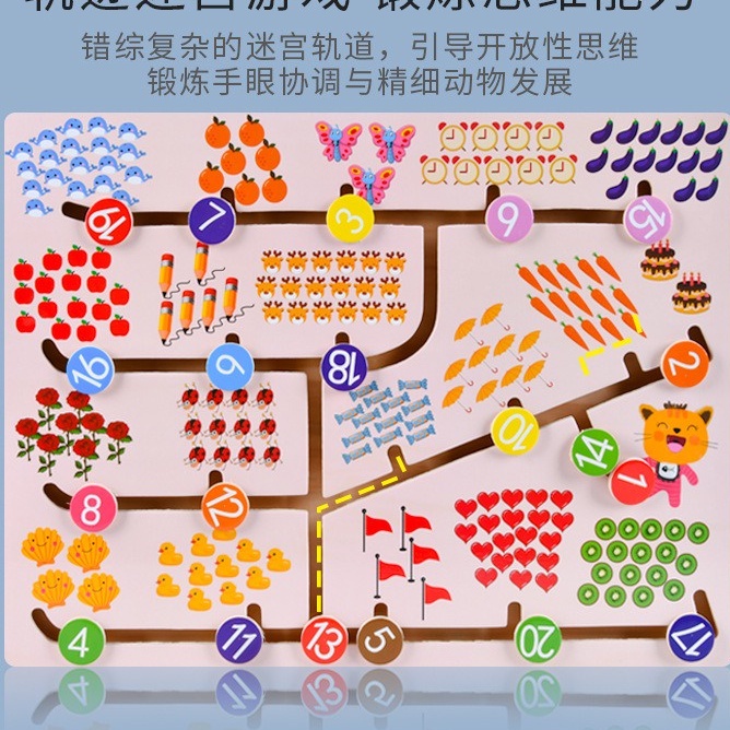 Papan Maze Alphabet Mainan Edukatif Anak