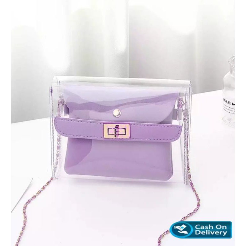 Tas Selempang Wanita /Tas Transfaran/Tas Selempang Wanita/Tas Wanita Casual