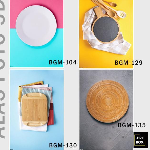 Alas Foto Produk 3D Size A3+ | Background Foto Wadah Makanan 3D DI- 152>>