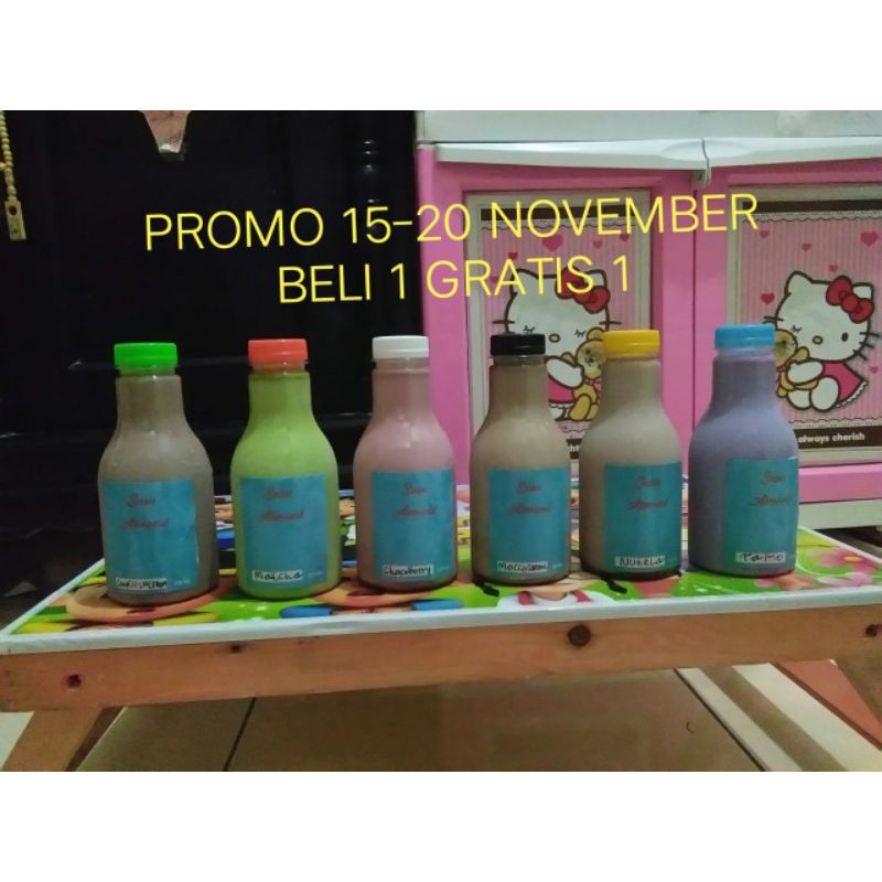 

Susu Almond 250 ML PROMO BELI 1 GRATIS 1