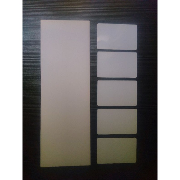 

Kertas ID Card PVC 0,96mm Sudah di plong