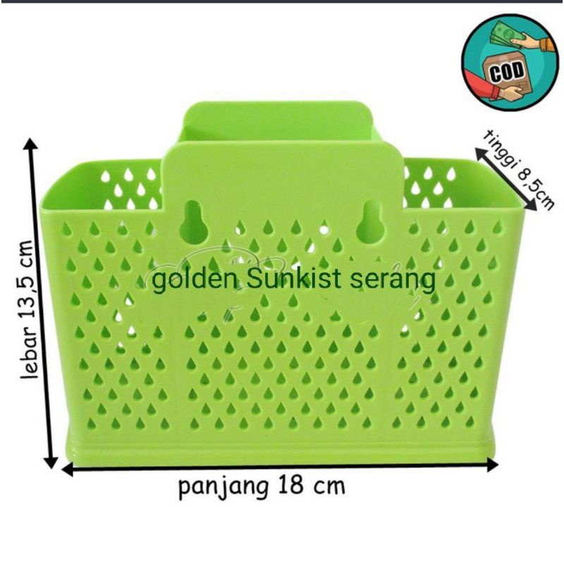 Tempat sendok garpu TS 1083 ORI Golden Sunkist