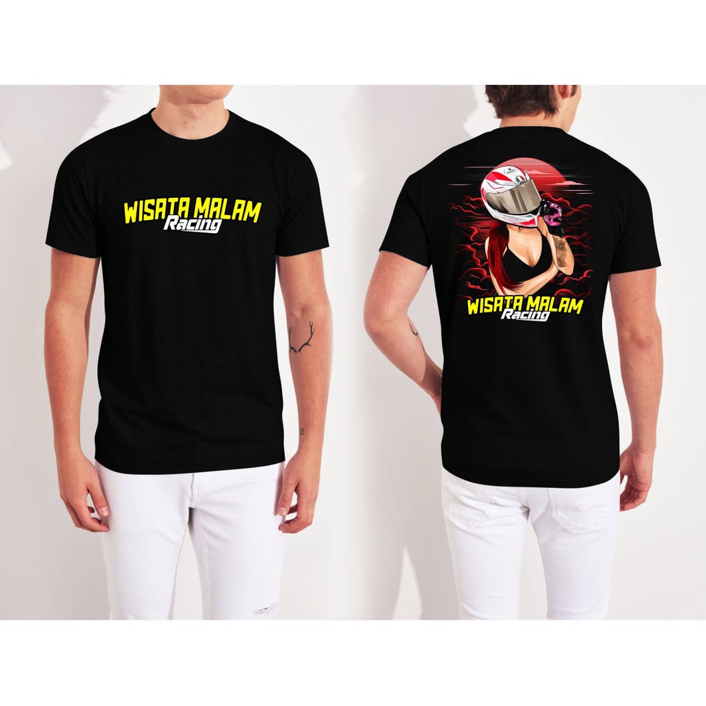 Kaos Wisata Malam Racing / KAOS DISTRO / KAOS PRIA