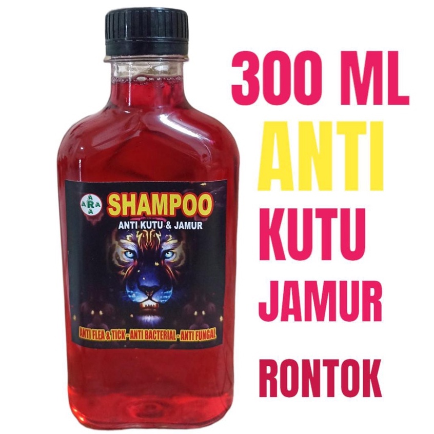 SAMPO KUCING DAN ANJING ANTI KUTU/JAMUR/RONTOK NETTO 300 ML