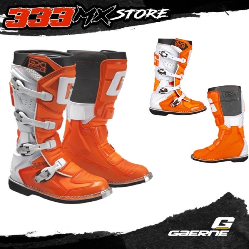 BOOT GAERNE GX1 OFFROAD ENDURO. SEPATU CROSS GAERNE GX1 ORANGE
