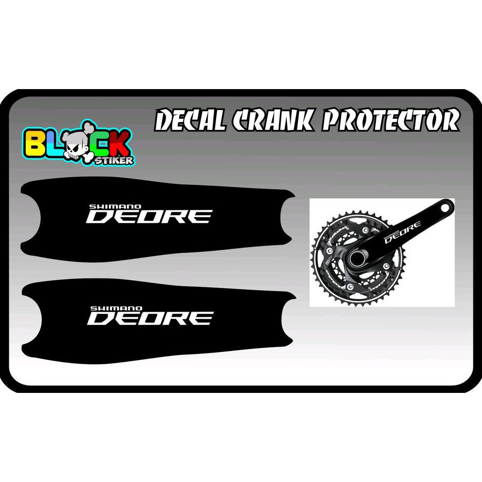 decal sticker crank protector shimano deore