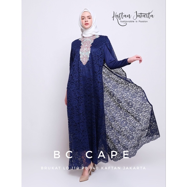 Kaftan Brukat Cinta | Kaftan Wanita Cape Brukat Premium By Kaftan Jakarta