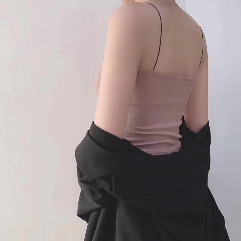 Tank Top Bra / Inner Kaos Tangtop Korean Tanktop Polos Elastis-4