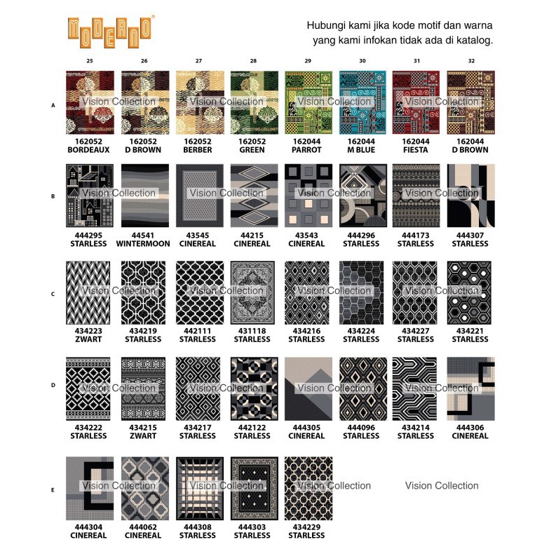 Karpet Lokal Moderno 230 x 310 cm