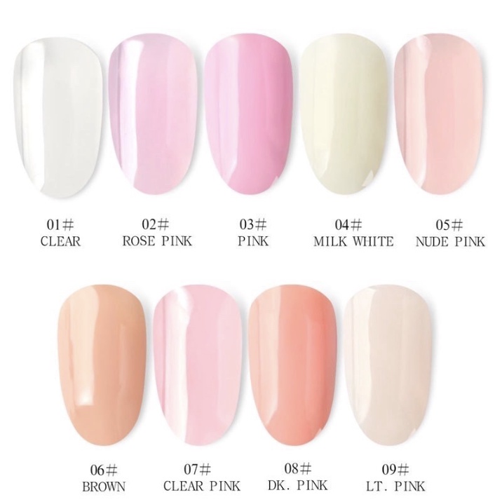 ACRYL POLYGEL Poly Gel Nail Acrylic Cat Kuku Extension Kuku Tidak Lengket 15ml KU016