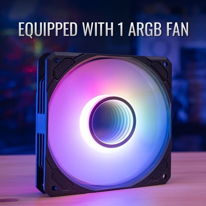 Aerocool MIRAGE L120 AIO 120MM MIRROR ARGB LIQUID COOLER