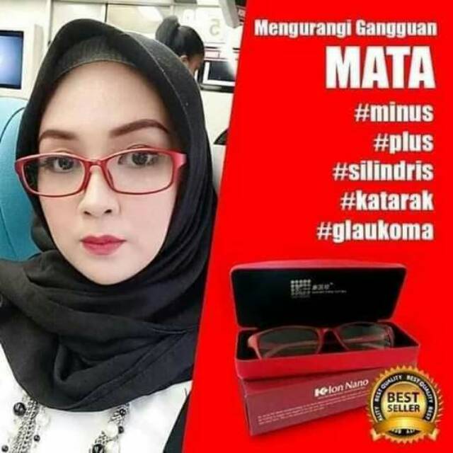Kacamata terapi ion nano ASLI TAIWAN