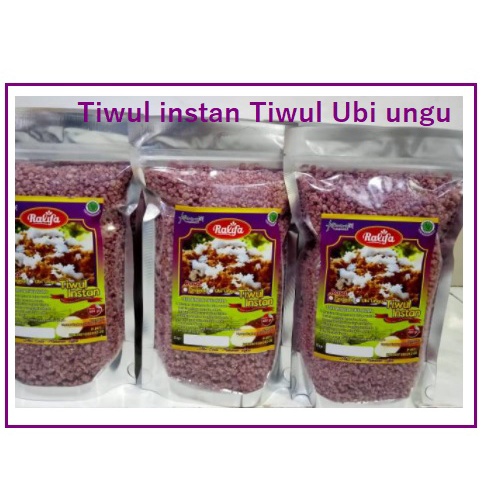 

Tiwul instan -Tiwul Ubi ungu khas Jogja - Makanan tradisional khas Jogja