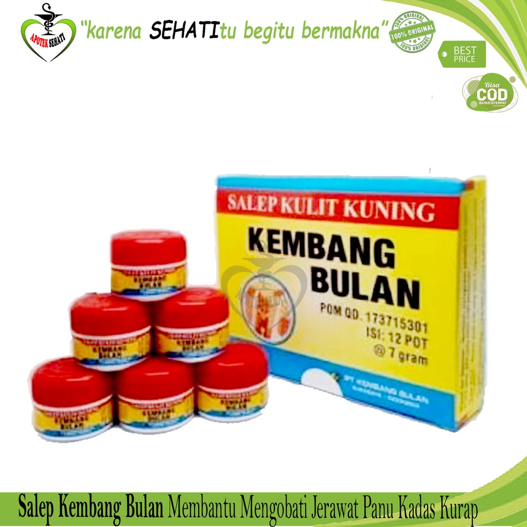 Salep Kulit Kuning Kembang Bulan Meringankan Jerawat Gatal Gatal