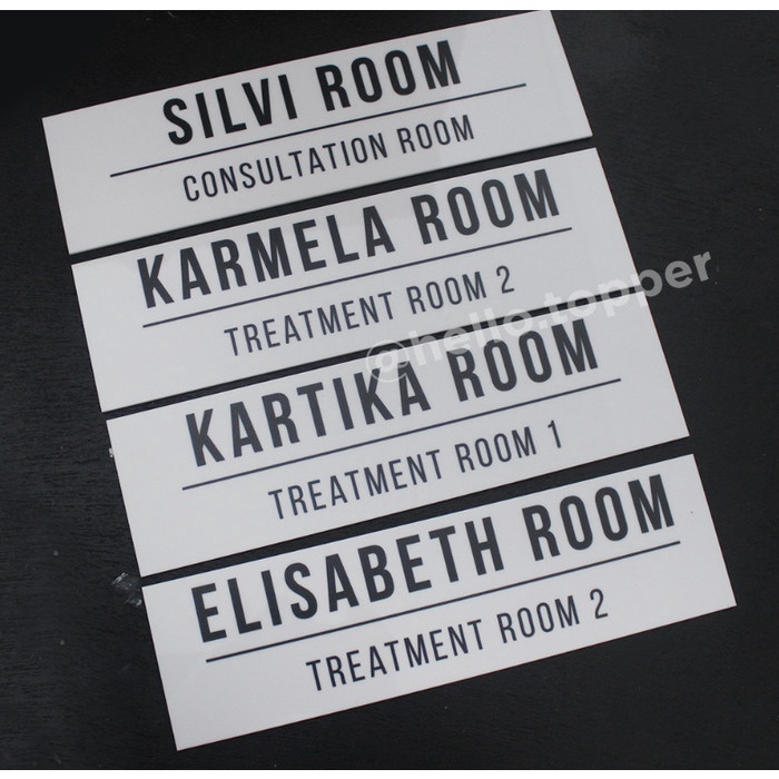 

Sign Akrilik Nama Ruangan | Door Sign Acrylic | Label Signage Keren