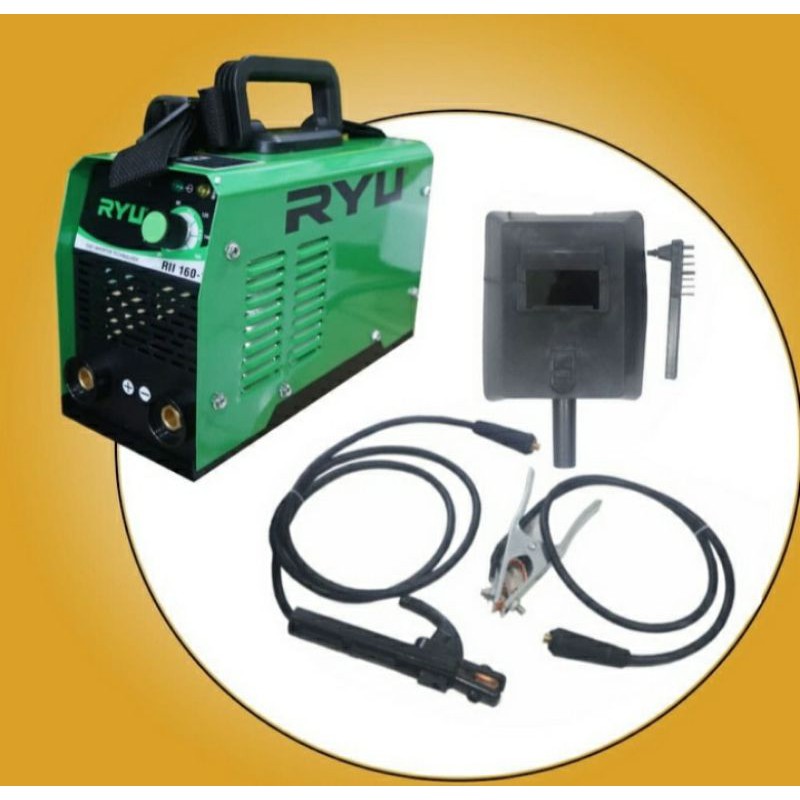 Mesin Las RYU MMA 160 A IGBT Inveter RII160-1 Genset Argon MMAi 160