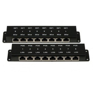 Inotrix E8H POE Passive Hitam Injector 8 Port