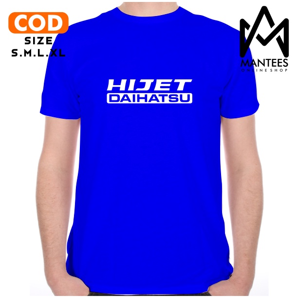 Kaos Baju Mobil logo Hijet Tulisan Kaos Otomotif - mantees