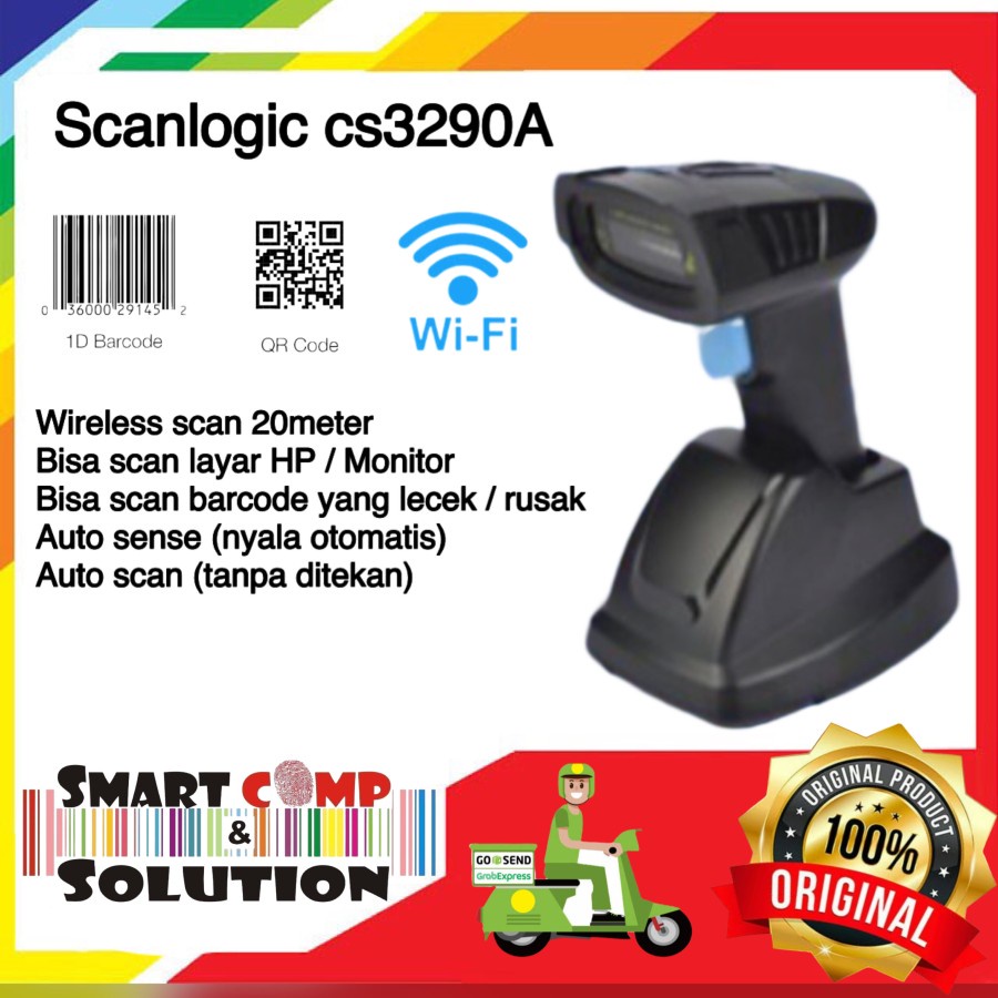 SCANLOGIC CS3290 SCANNER BARCODE WIRELESS 2D QR CODE