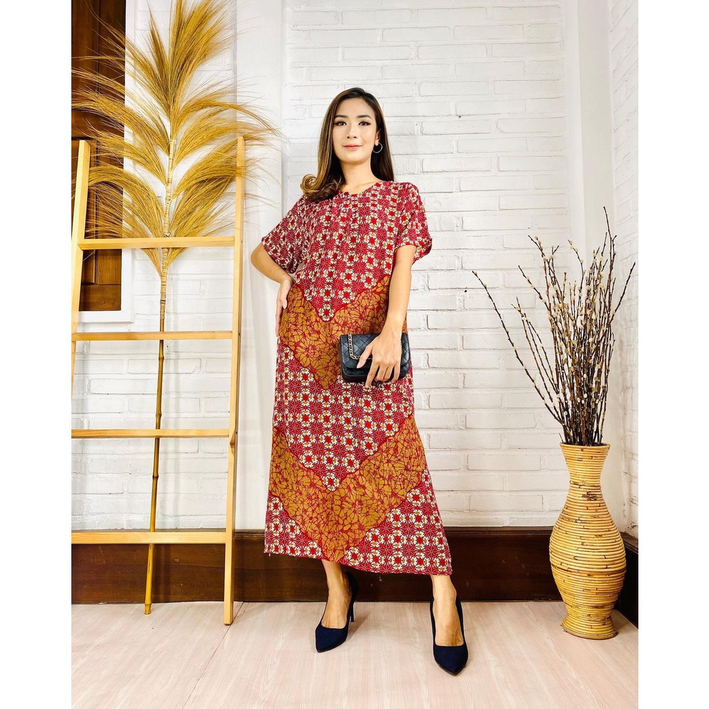 Daster Batik Murah Baju Tidur Batik Murah Adem Nyaman Daster Batik Pekalongan Daster Yukensi-Kalawong-mh