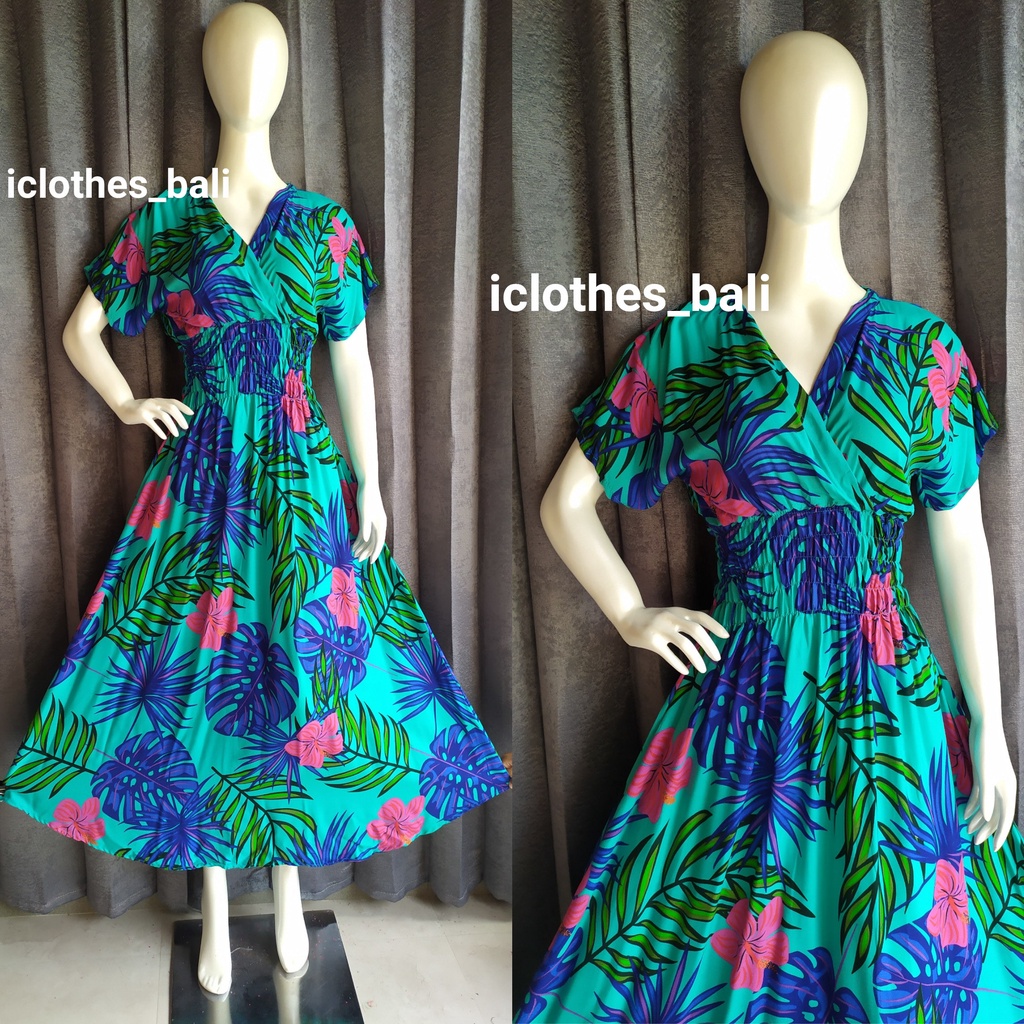 GLOSIR DRESS MOZA LENGAN ML027