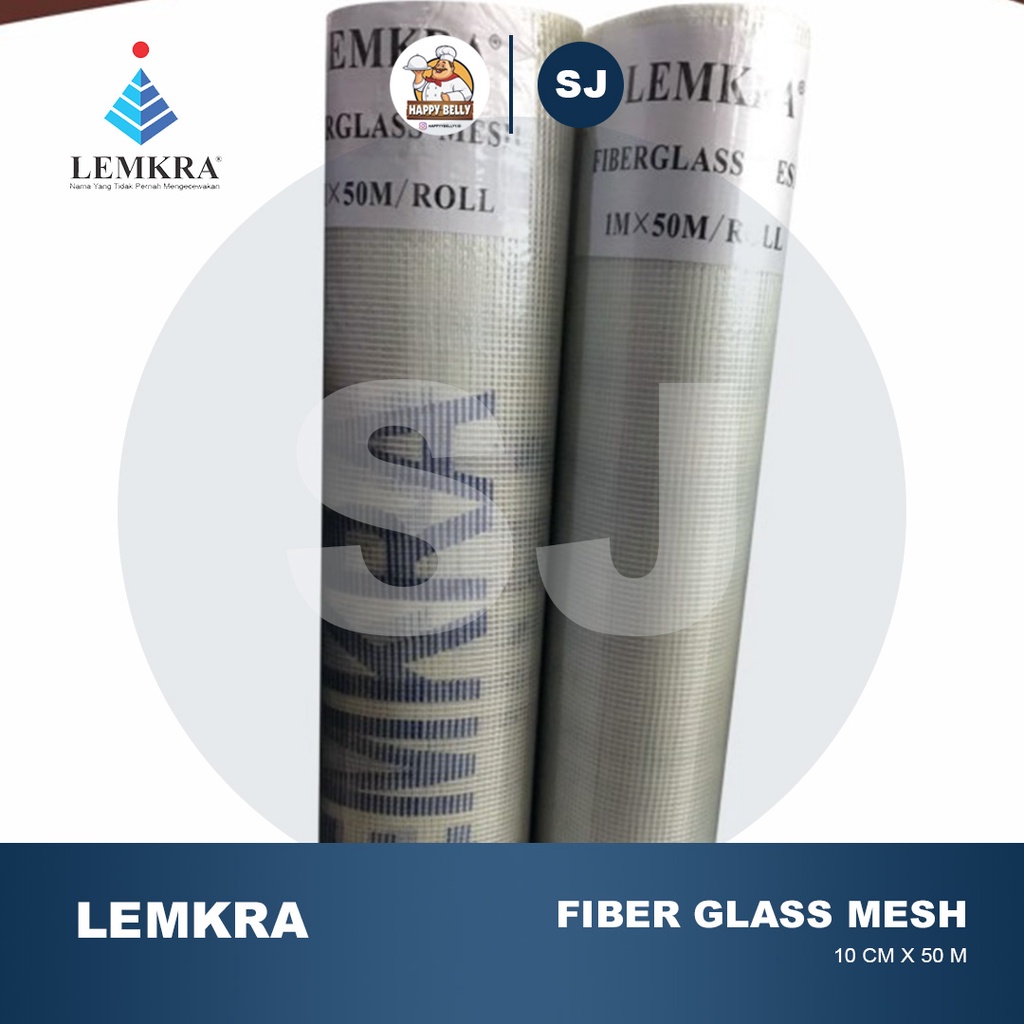 FIBER GLASS MESH (10CM X 50 M) LEMKRA