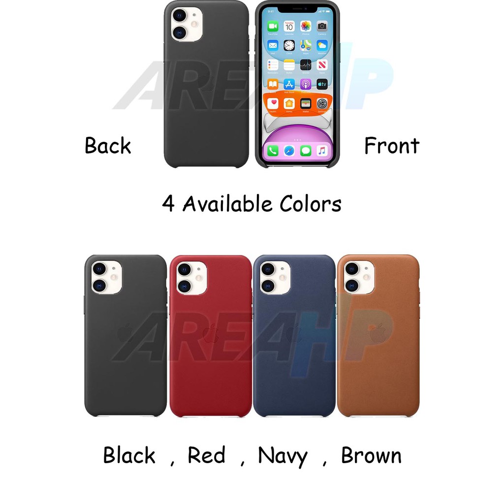 Leather Case Casing Cover iPhone 11