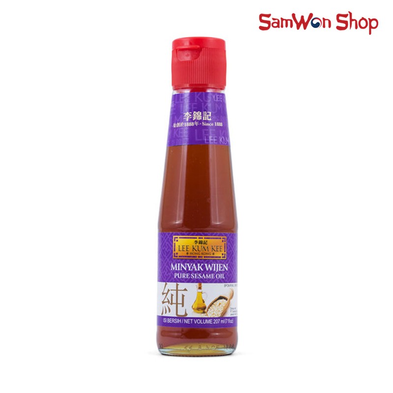 Lee Kum Kee Pure Sesame Oil 207 Gram Minyak Wijen Tradisional Shopee Indonesia