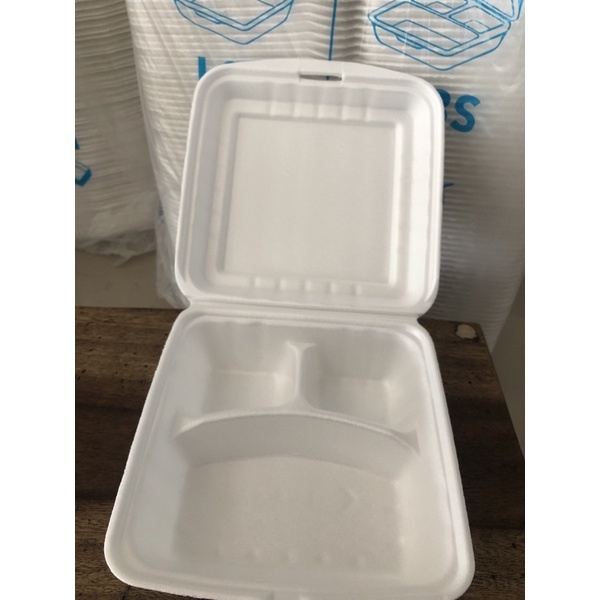 STYROFOAM LUX03S / styrofoam sekat untuk nasi mie, dll