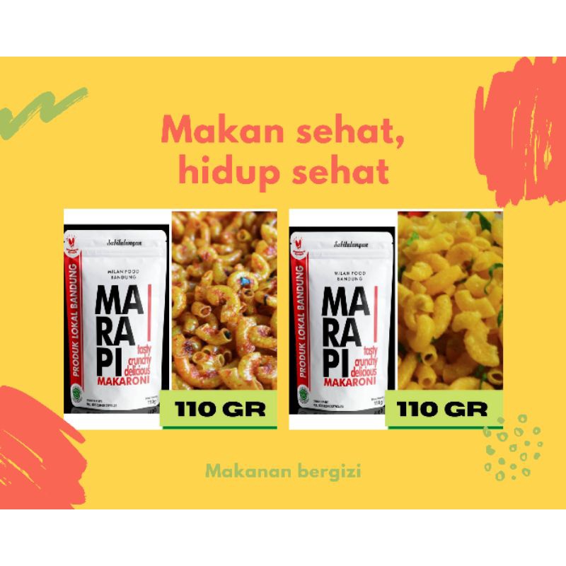 

Keripik Makaroni Marapi Milan Food Bandung 110gr