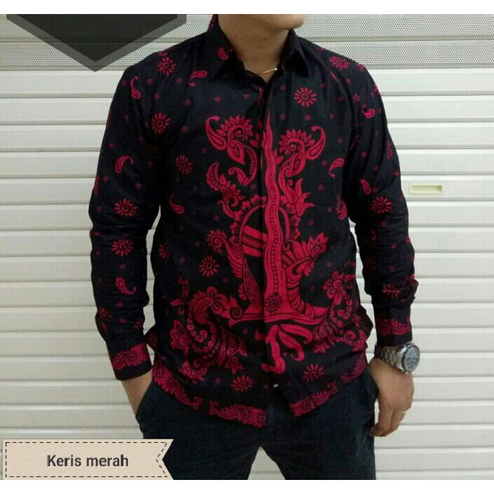 Batik Solo KEMEJA BATIK PRIA SOLO LENGAN Panjang Keris Merah Lapis FURING ATASAN PREMIUM MODERN DANURDARA NGOPI SETYO KAMULYAN PEKSI SELING GINANDRA UNGU KAPAL KANDAS IJO JAGADMUDA GURDO HITAM AJI MAHKOTA MAHKOTA HITAM MAHKOTA MERAH DEWAWANGSA NAVY UKAIL