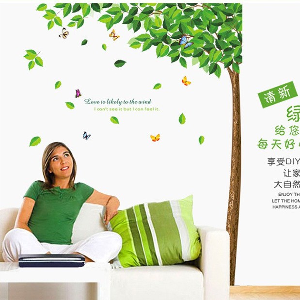 RELIZA WALLSTICKER 60X90 POHON HIJAU GREEN TREE AY886 OR JM7147