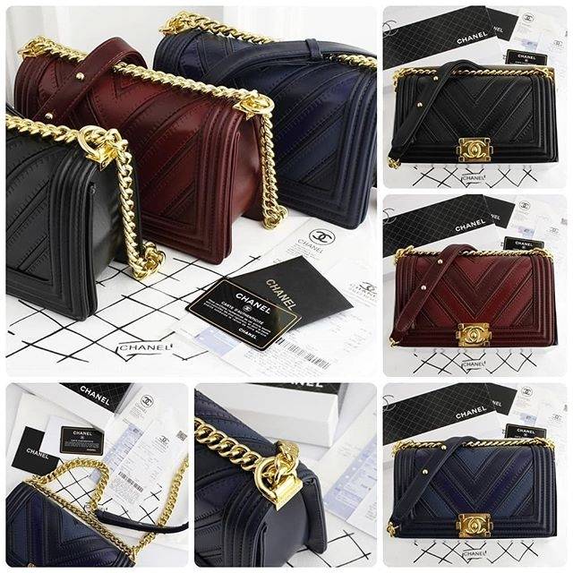 Best Seller chanel boy chevron 9006