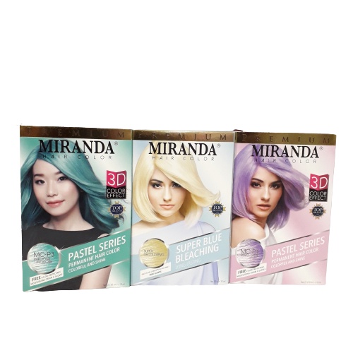 MIRANDA HAIR COLOR PASTEL SERIES (2X30ML)+10ML/centraltrenggalek