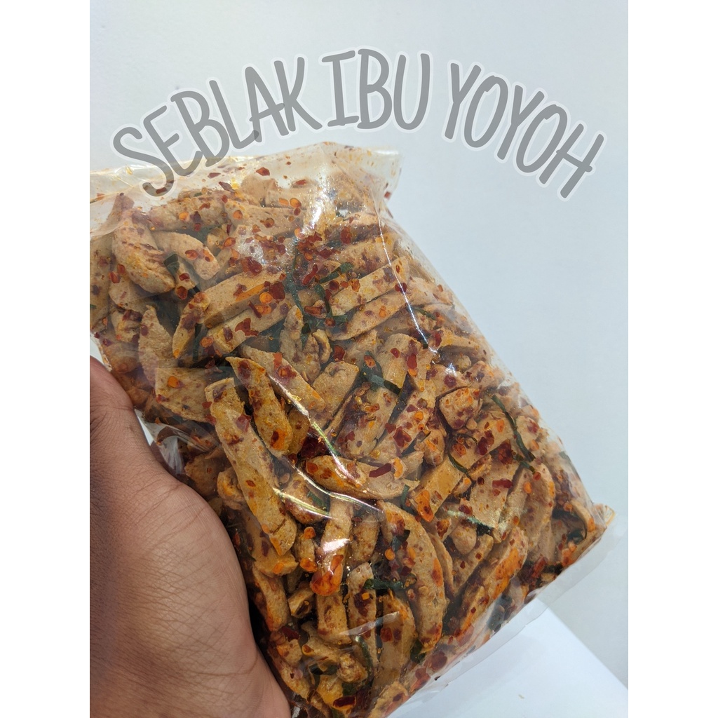 

basreng kriuk pedas daun jeruk | kemasan 1 kg