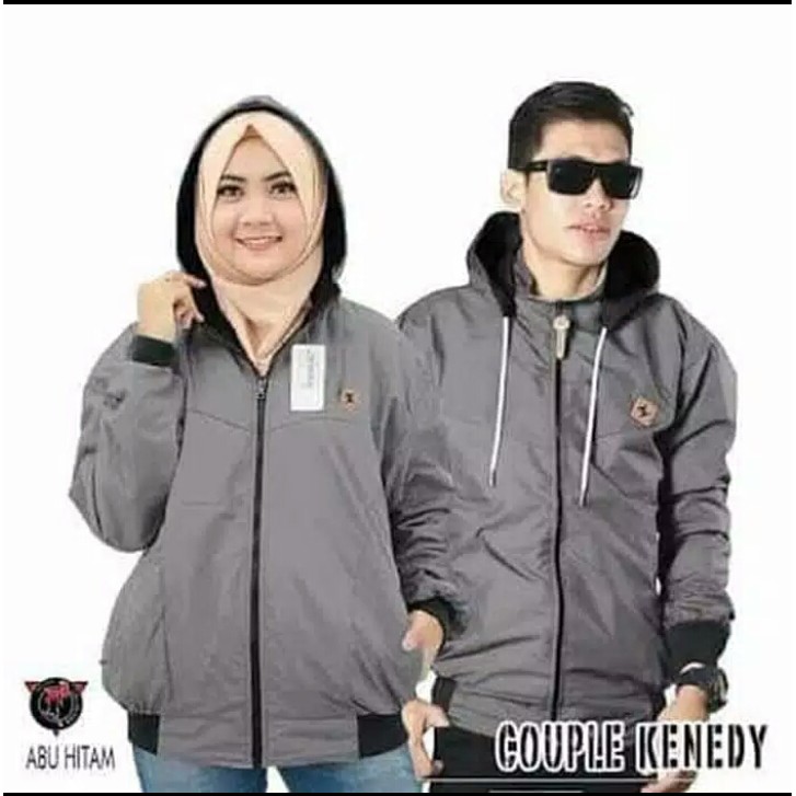 SEPASANG JAKET COUPLE ISI 2 / Jaket Couple Hoodie Bolak Balik / Jaket Pria / Jaket Wanita