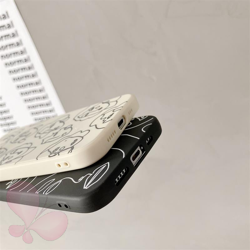 Casing Silikon Tpu Iphone 6 6s 7 8 Plus 7plus 8plus 11 12 X Xr Xs Max Se 2020 12 11 Pro Max Motif Wajah Manusia