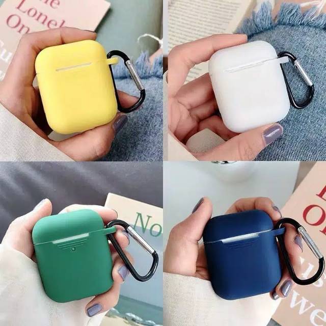 Termurah MEDAN For Apple Airpods Silicon case TWS i9s mini bluetooth earphone silikon ORI