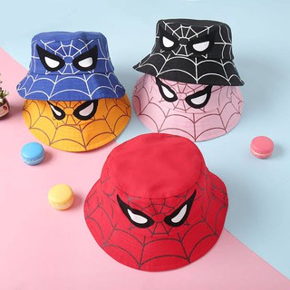 Topi Bucket anak laki laki Bucket Anak Sablon Karakter Spiderman Bucket Anak Full Print