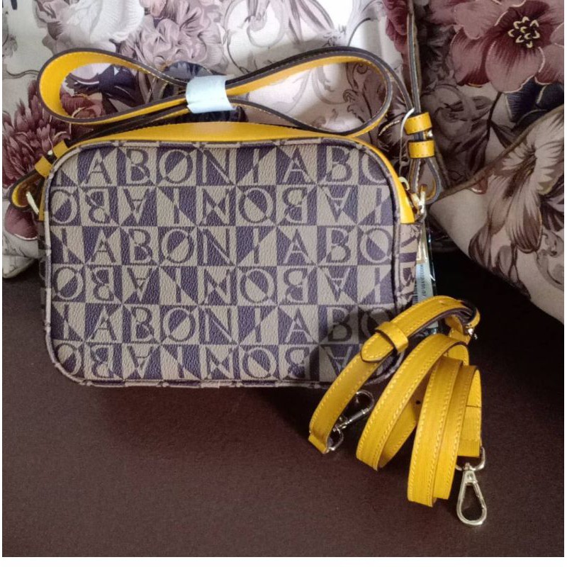 Bonia original monogram camera bag
