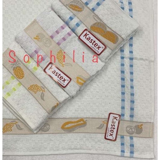☀ serbet handuk kastex wafel 50x50 ➦