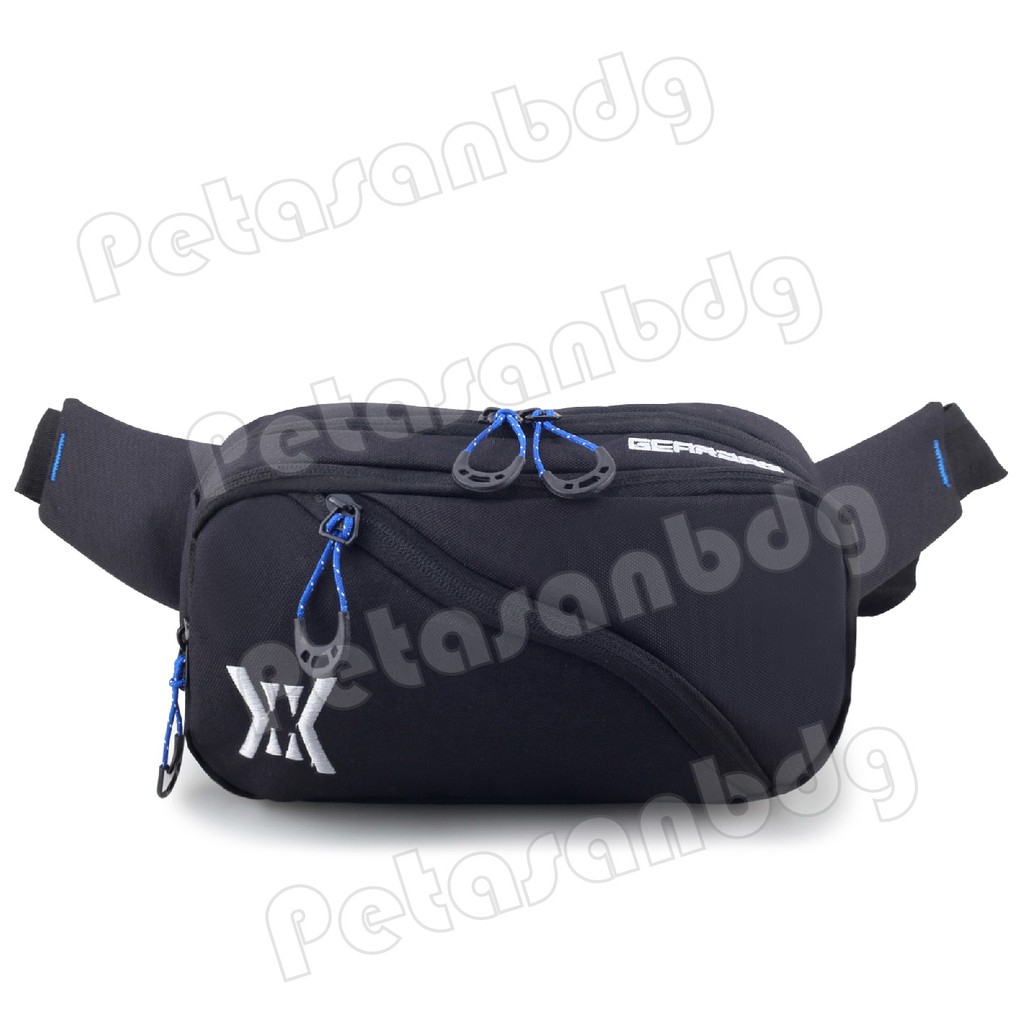 PTS -Gear Bag X - Waistbag WITH EARPHONE HOLE -13084 BB - Tas Selempang Pria Tas Pinggang Groovy