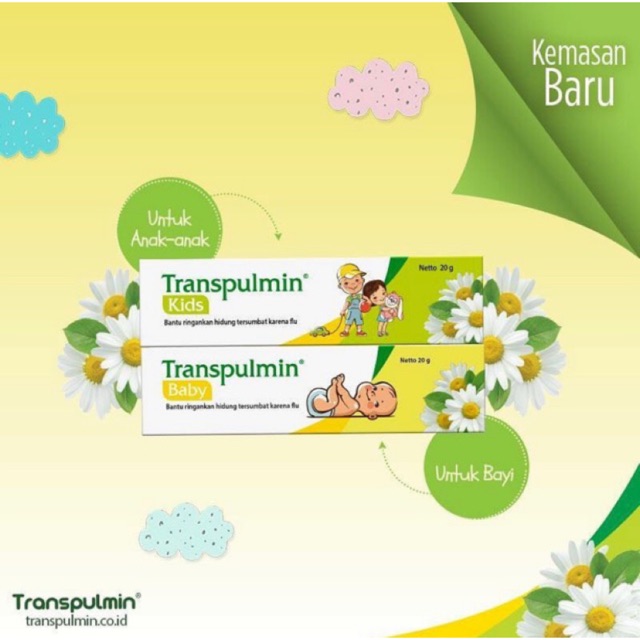 TRANSPULMIN Balsam Baby &amp; Kids 10gr 20gr / Balsem Salep Bayi dan Anak meringankan batuk pilek bapil