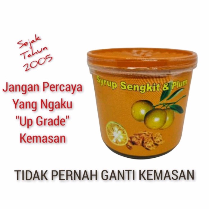 

Syrup Sengkit & Plum 700gr Sirup Sengkit & Plum Khas Pontianak