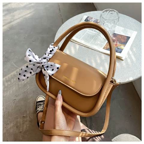 BJ61720 - BEIGE/BLACK/DARKKHAKI/YELLOW - TAS SLEMPANG SYAL SCARF SALE IMPORT TAS WANITA FASHION IMPORT MODIS ELEGAN TERMURAH TERLARIS TERBARU BAGSTORE JAKARTA TAS BATAM ZCJ1720 LT1420