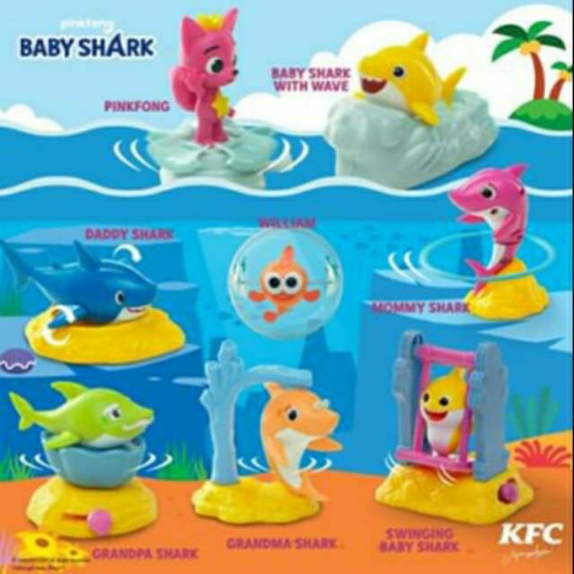 KFC Toys Baby Shark / Ready Stock Grandma Shark