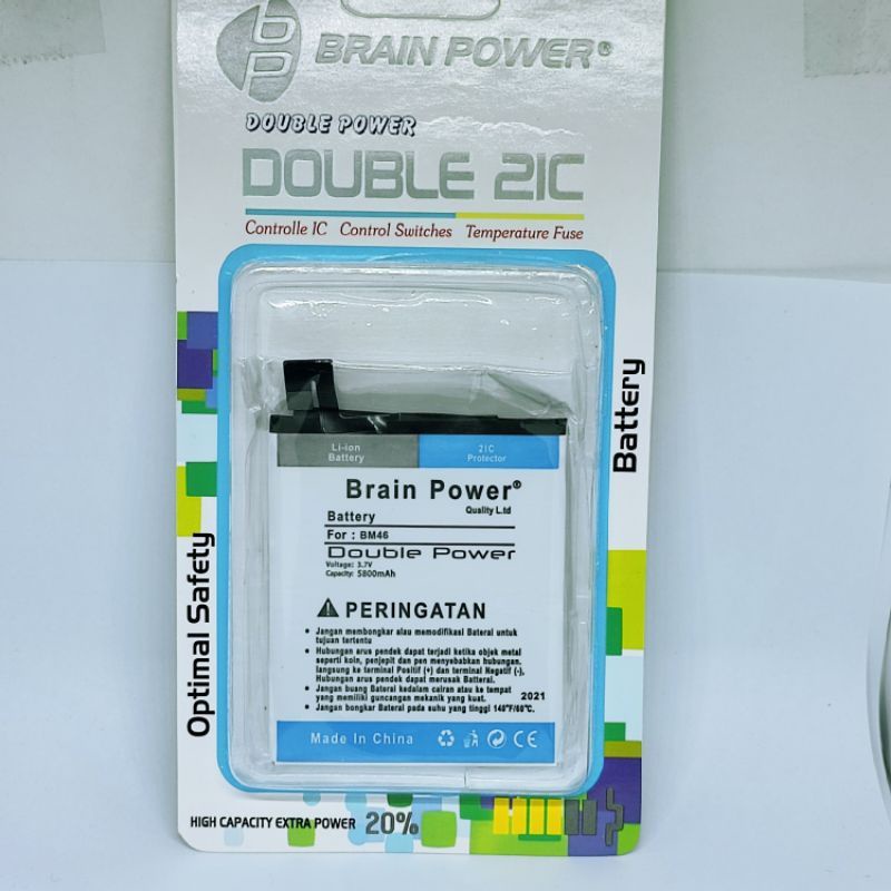 BATRE BATERAI DOUBLE POWER XIAOMI REDMI NOTE 3,NORE 3PRO BM46