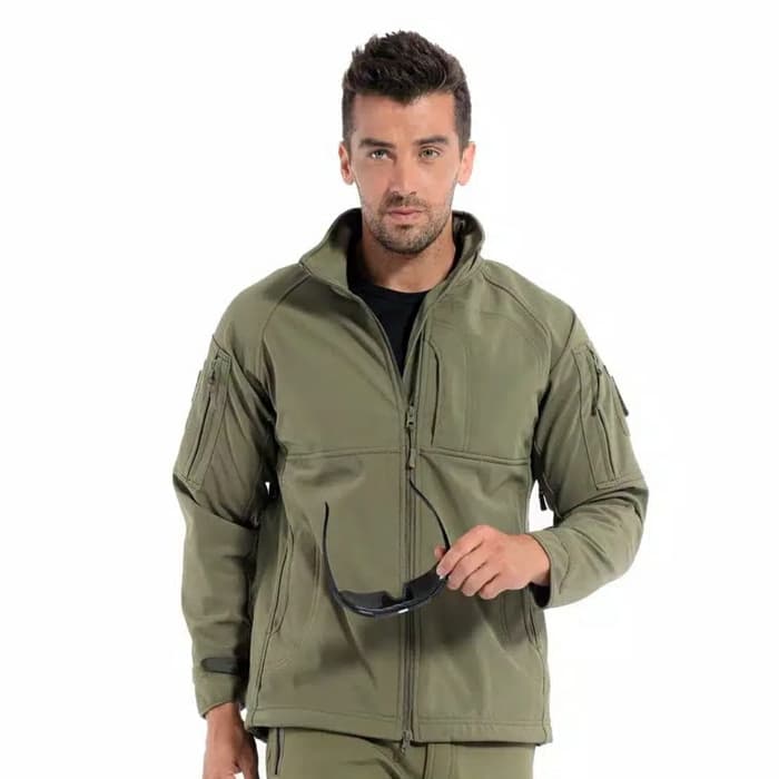 Jaket TAD Tactical ZHG - Abu-abu, S