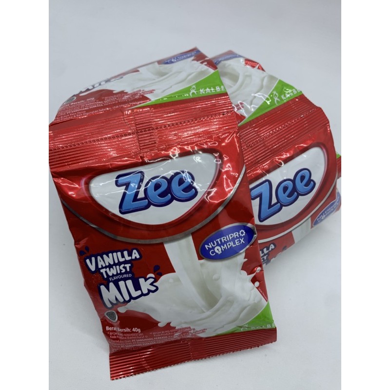 

Susu Bubuk Instan ZEE Rasa VANILLA TWIST 10x40g SASCHET