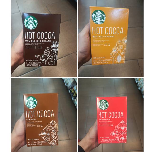 

Starbucks Hot Cocoa 226g / Starbuck Minuman Coklat Bubuk All Variant